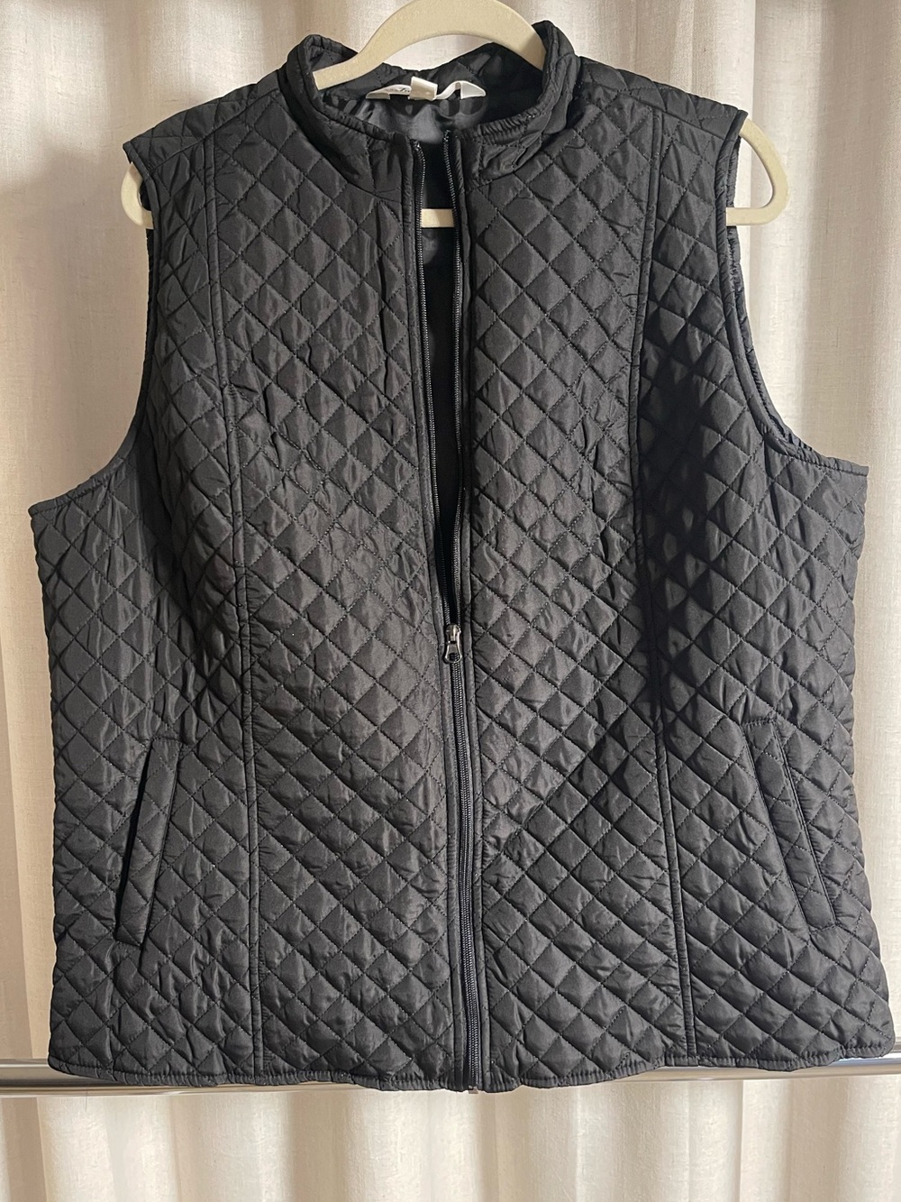 Tantrums Black Quilted Sleeveless Vest